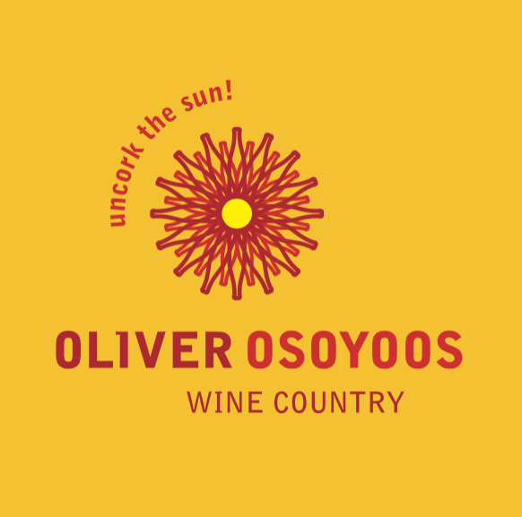 Oliver Osoyoos Wine Country, uncork the sun logo